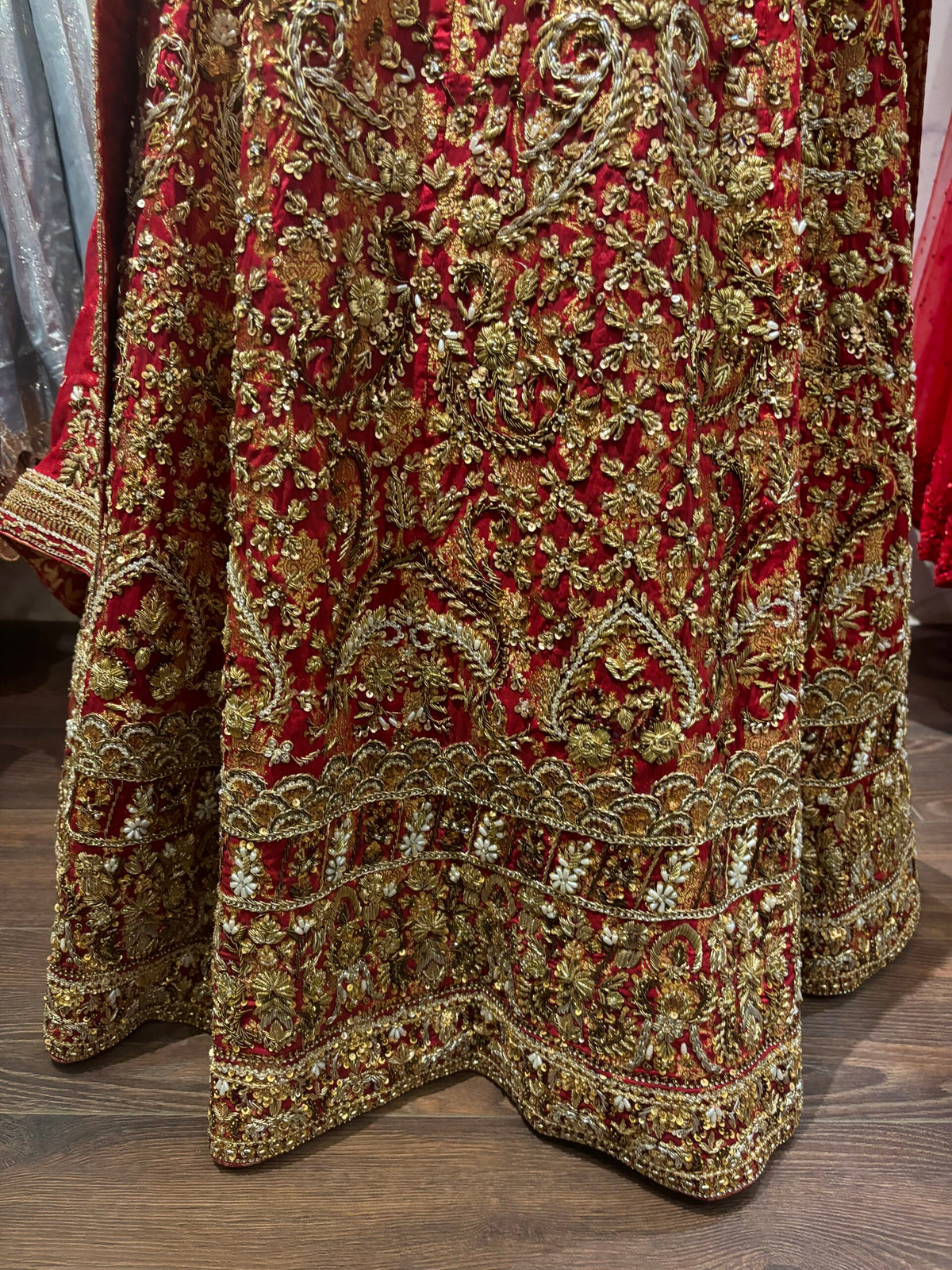 The Maharani Red Bridal Ensemble